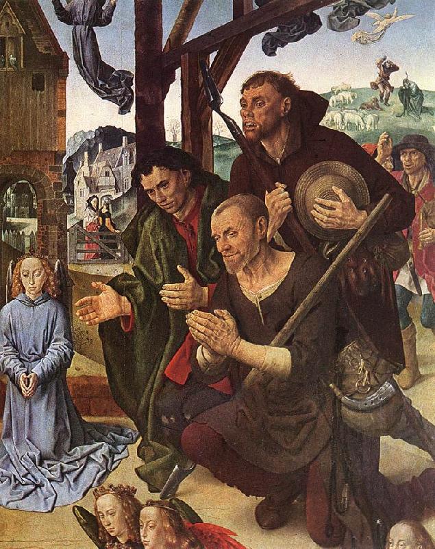 GOES, Hugo van der The Adoration of the Shepherds China oil painting art